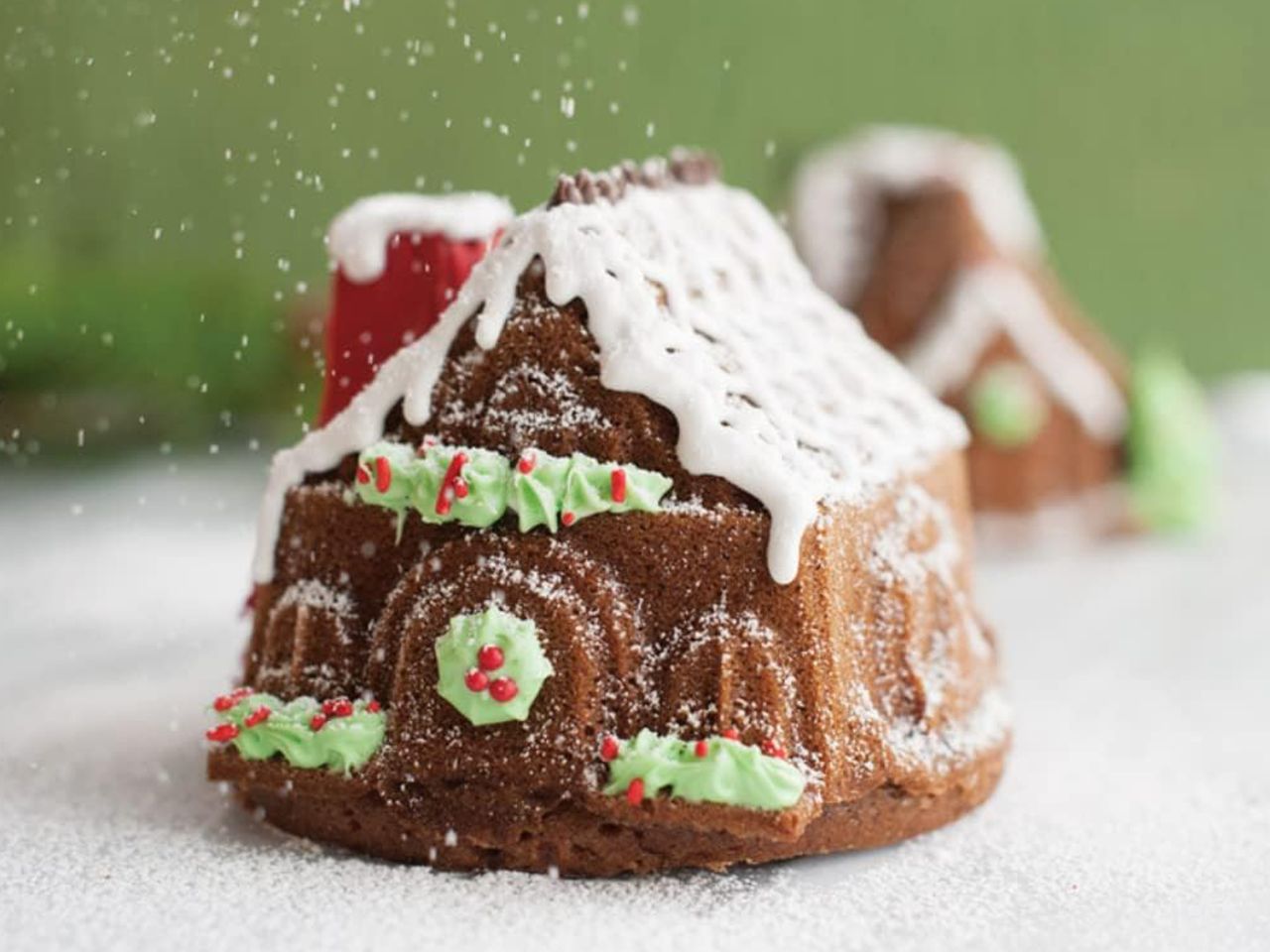 nordic ware gingerbread house duet pan