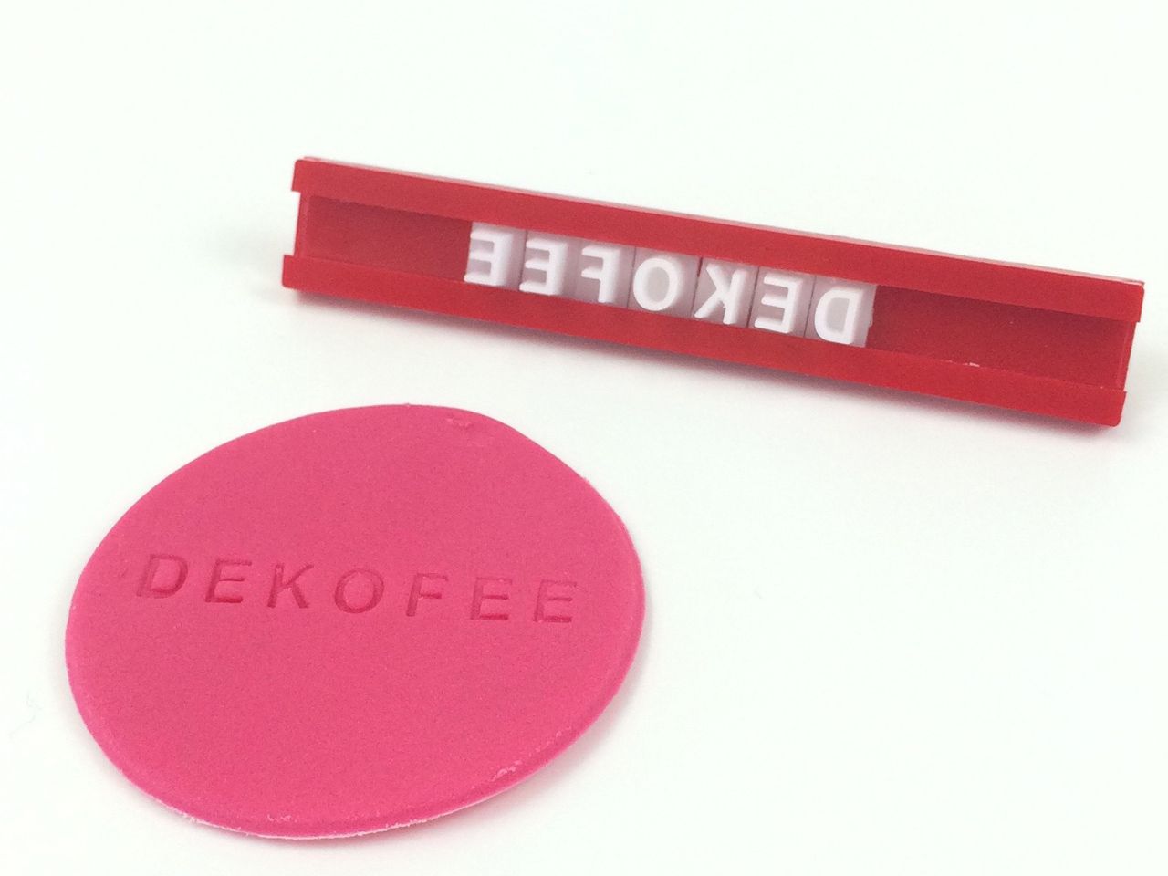 alphabet and numbers embosser regular
