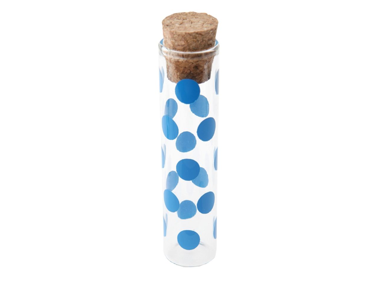 reagenzglas blaue punkte 10 cm