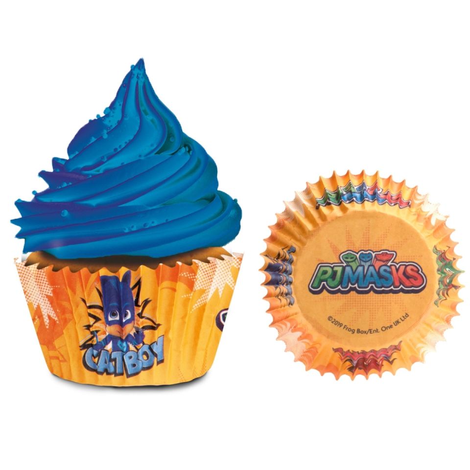 muffinfoermchmen pj masks 25 stueck 5 cm