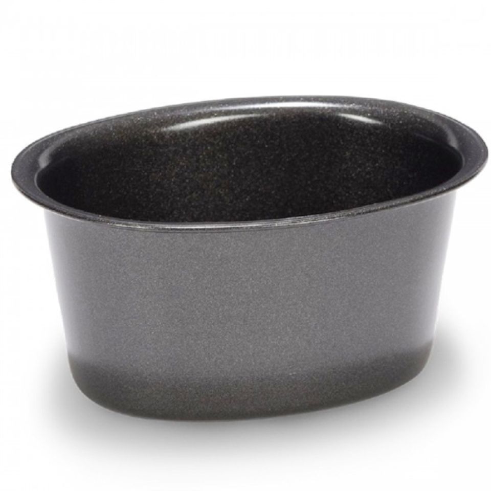 oval dariole mould with motif 9cm