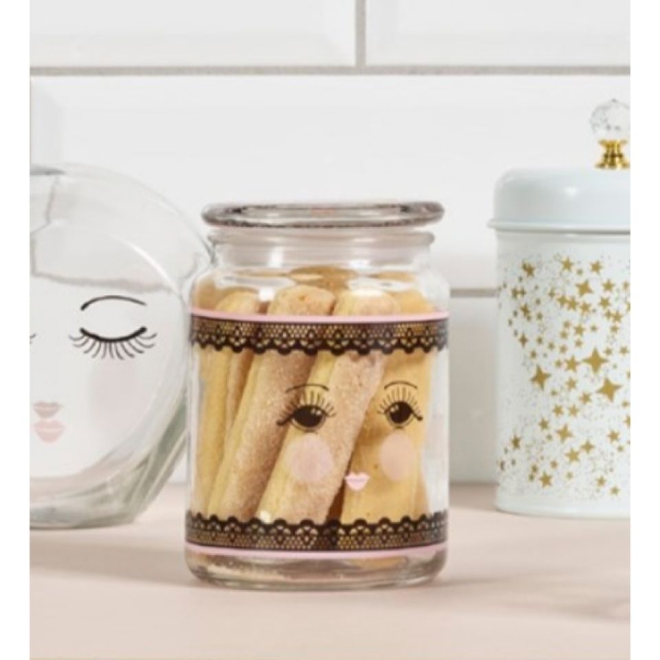 miss etoile bonboniere mit deckel lace 560 ml