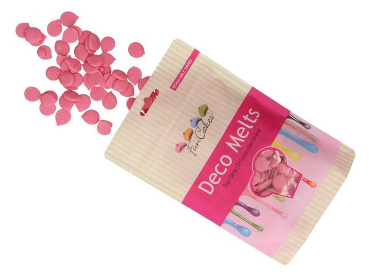 funcakes deco melts rosa 250g