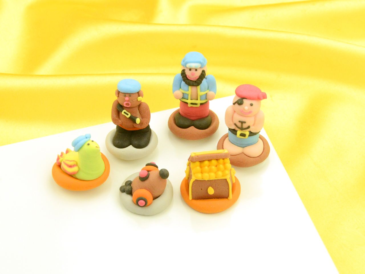 pirates sugar 6 pieces