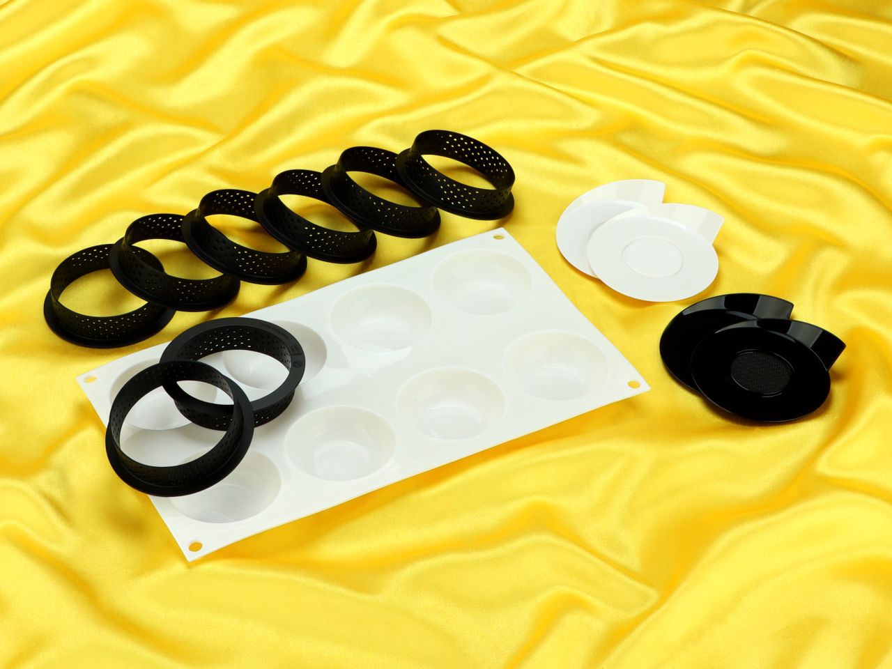 silikonform kit tarte ring palet 70mm