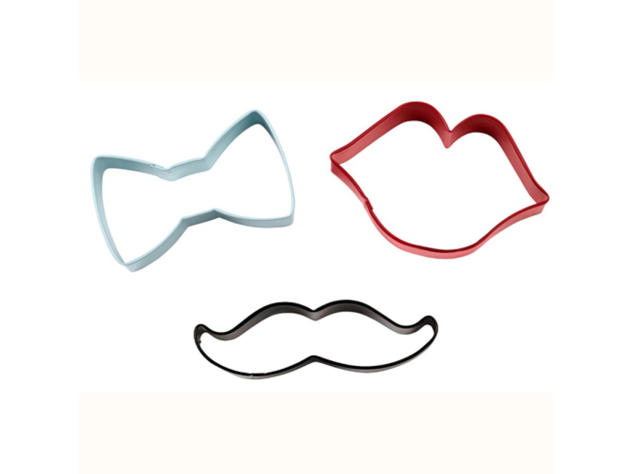 wilton ausstecher bart schleife ausstechformen 3er set
