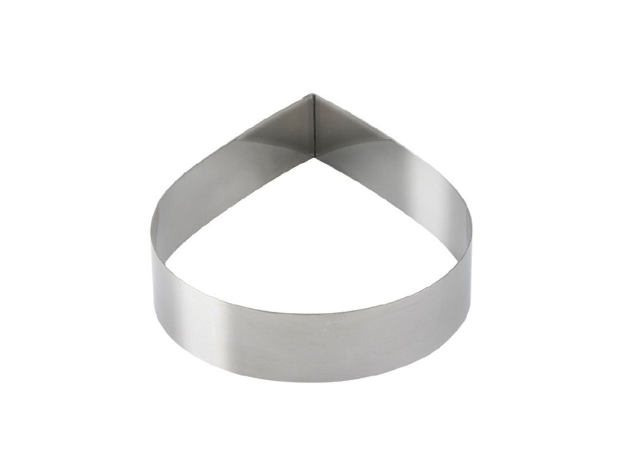 tortenring tropfen 16 cm edelstahl