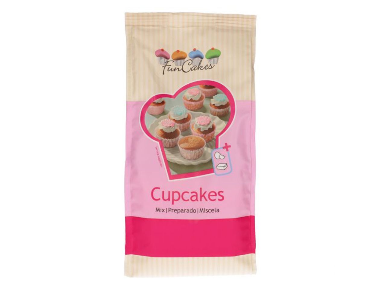 funcakes mix fuer cupcakes 1kg