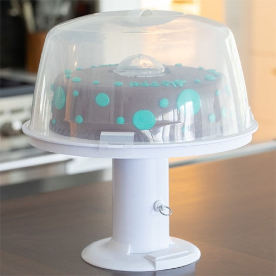 tortenplatte und haube fuer surprise cake tortenstaender