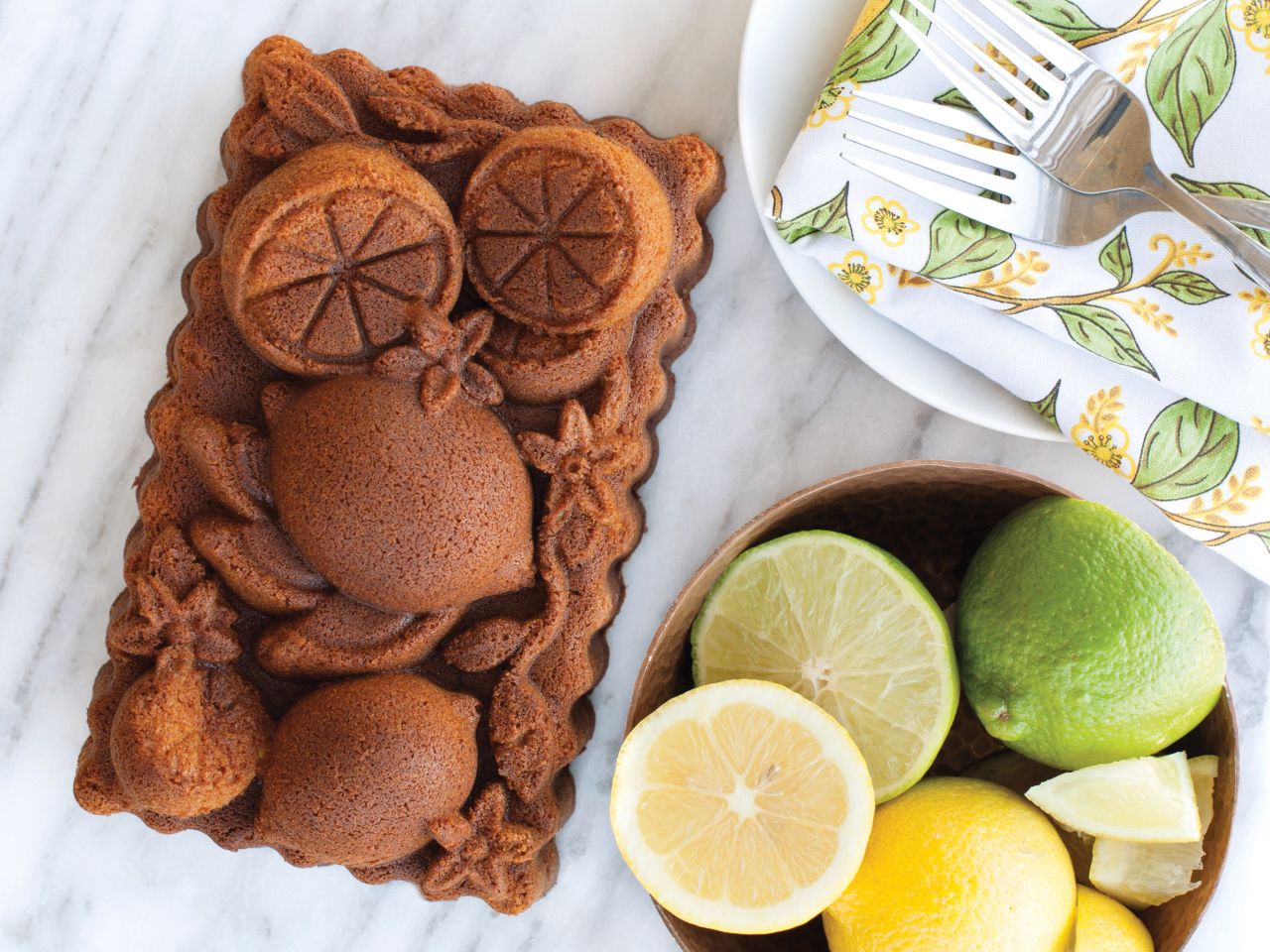 nordic ware citrus blossom loaf pan