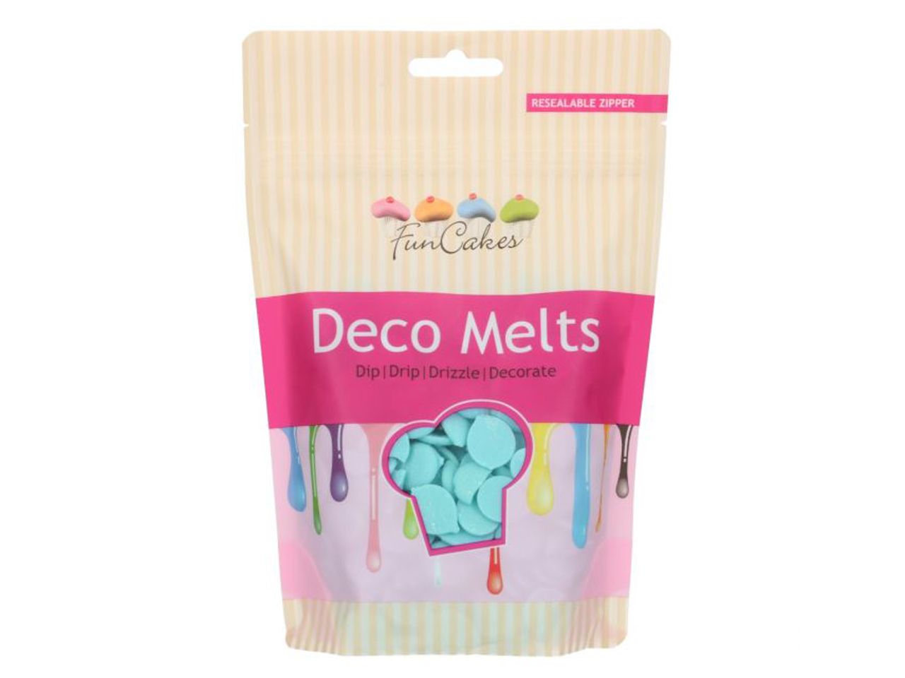 funcakes deco melts hellblau 250g
