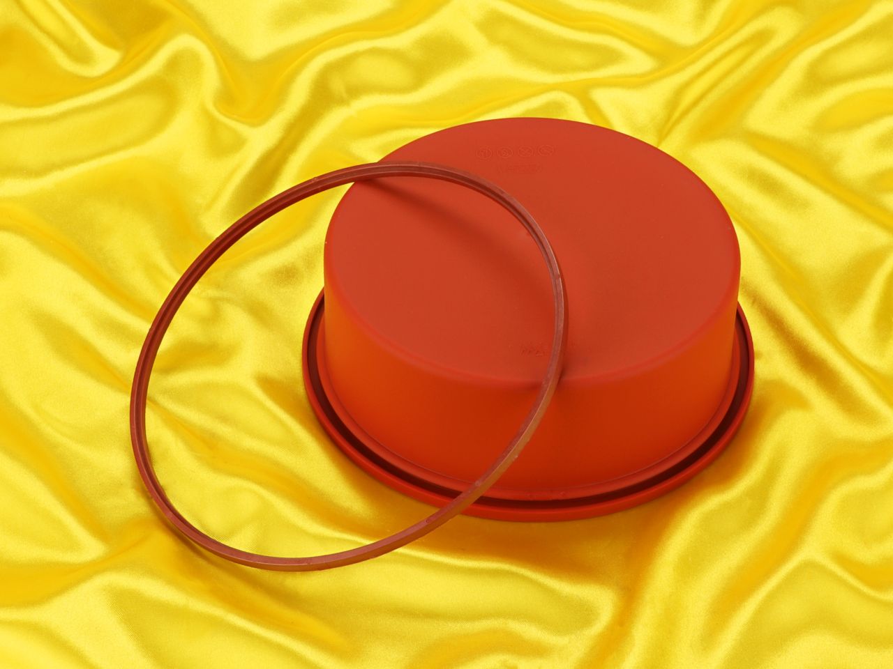 silicone mould round pan tief 18cm