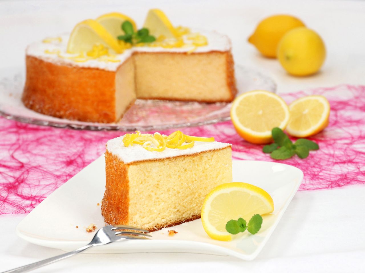 fluffy lemon cake 425g