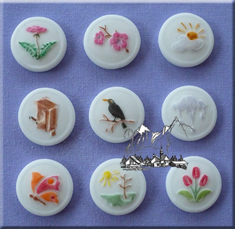 fondantform knoepfe fruehling