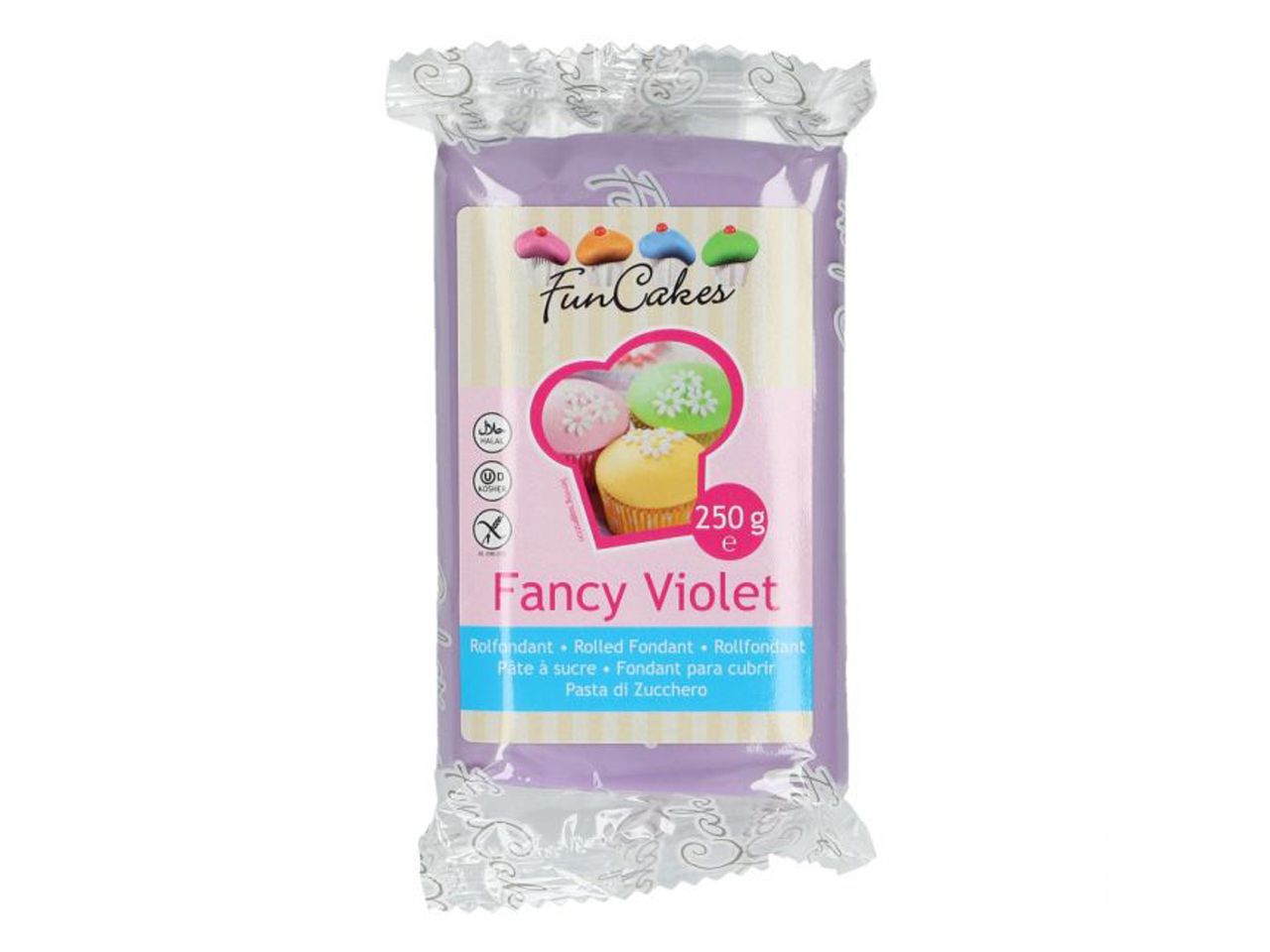 funcakes fondant hellviolett 250g