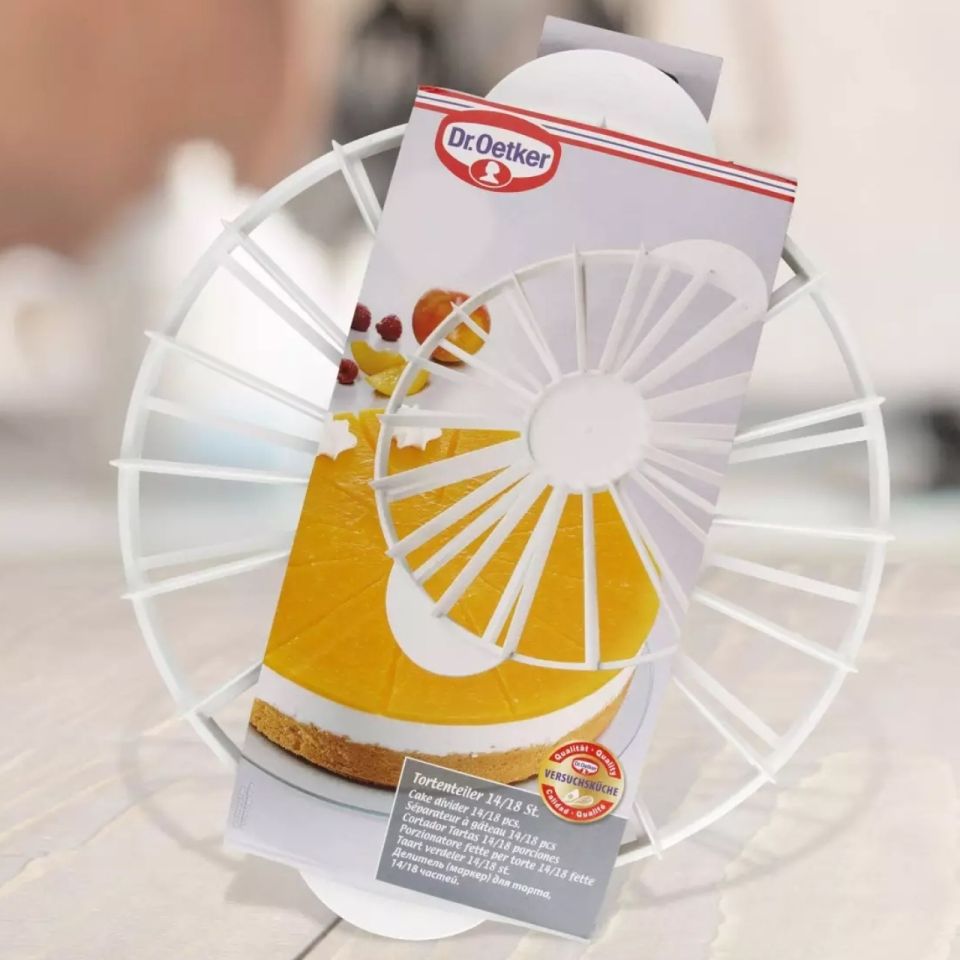 dr oetker torten einteiler kunststoff patisserie 14 od 18 stk