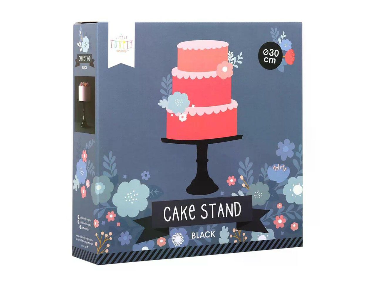 tortenstaender modern style 30cm schwarz