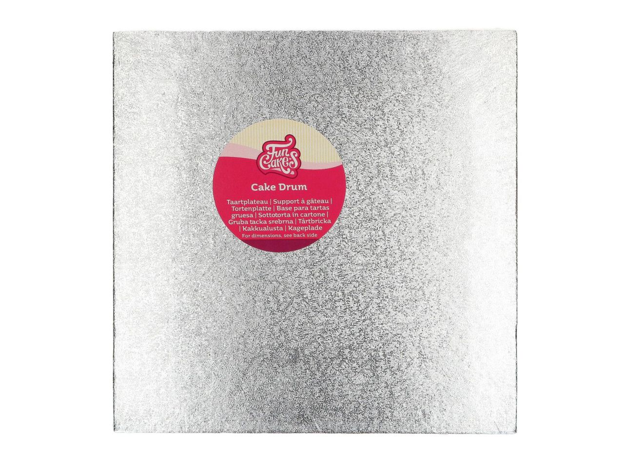 funcakes tortenplatte quadrat 30 5cm