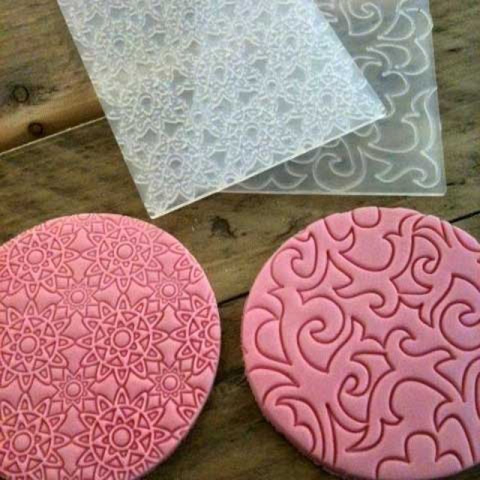 fmm 2 praegematten set vintage lace 15x8 cm