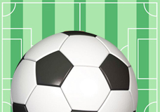 Edible football cake toppers made from exclusive fondant paper