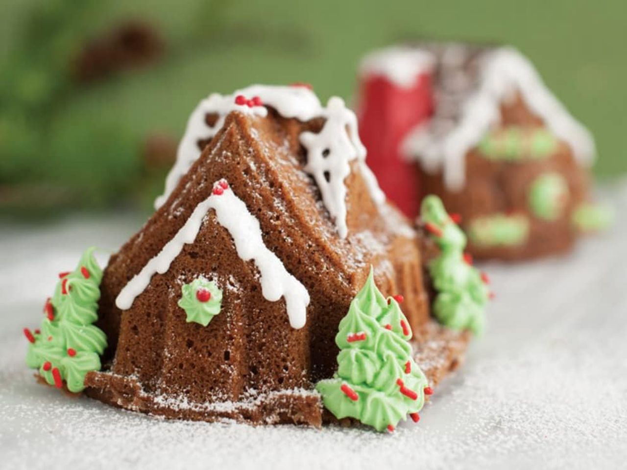 nordic ware gingerbread house duet pan