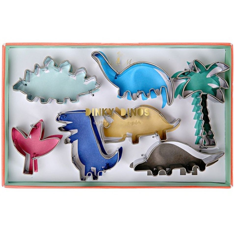 meri meri ausstechformen set dinky dino