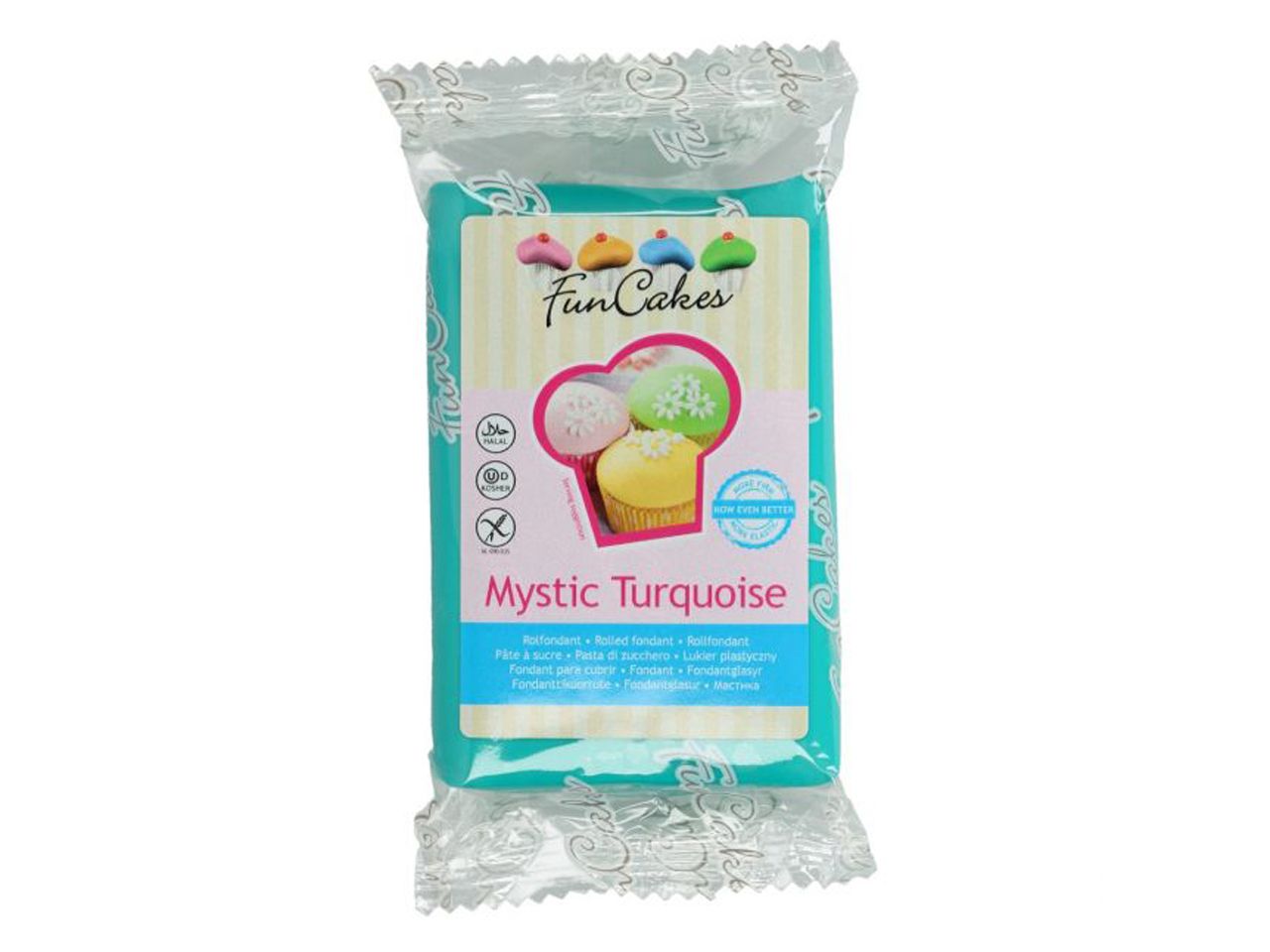 funcakes fondant tuerkis 250g