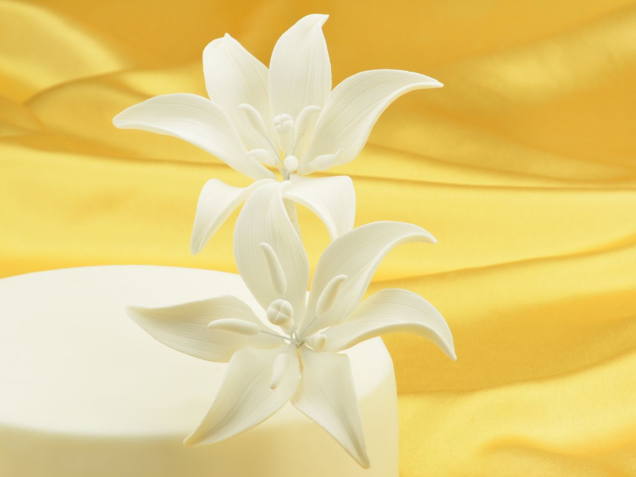 feinzucker blueten tiger lily white 2er