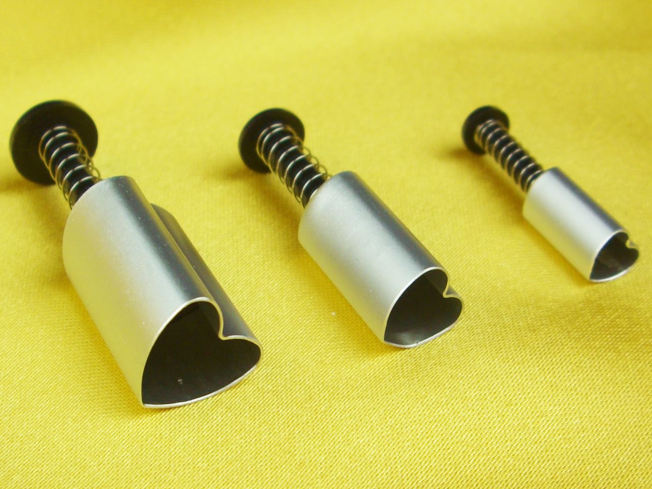 ausstecher stempel herz 3er metall