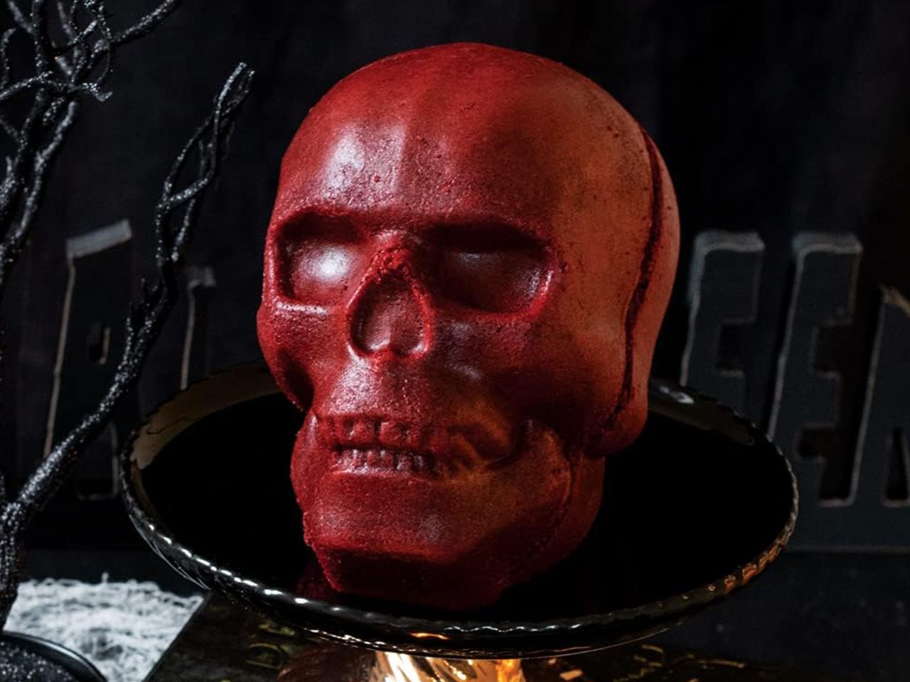 nordic ware haunted skull cake pan