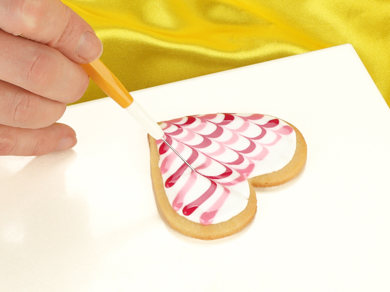 arbeiten mit royal icing anleitungskarte