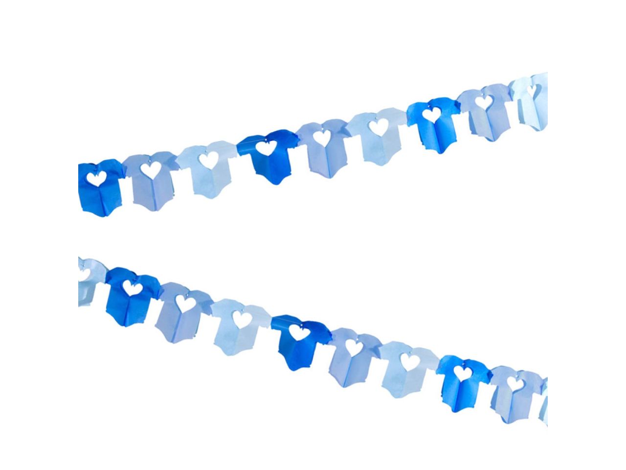 baby blue party garland