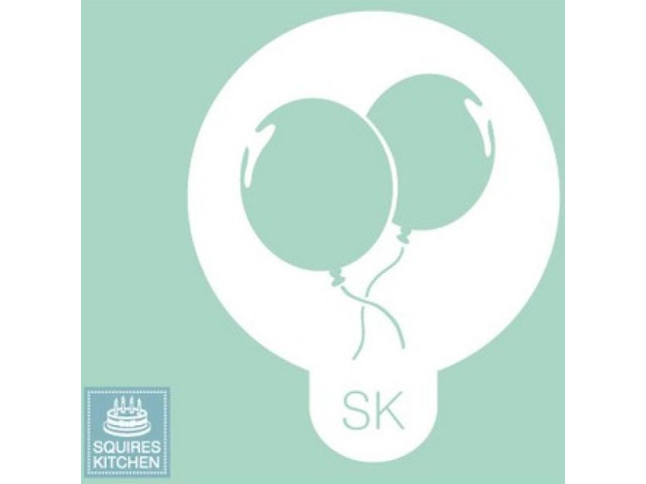 cupcakes deko schablone ballons 6 cm