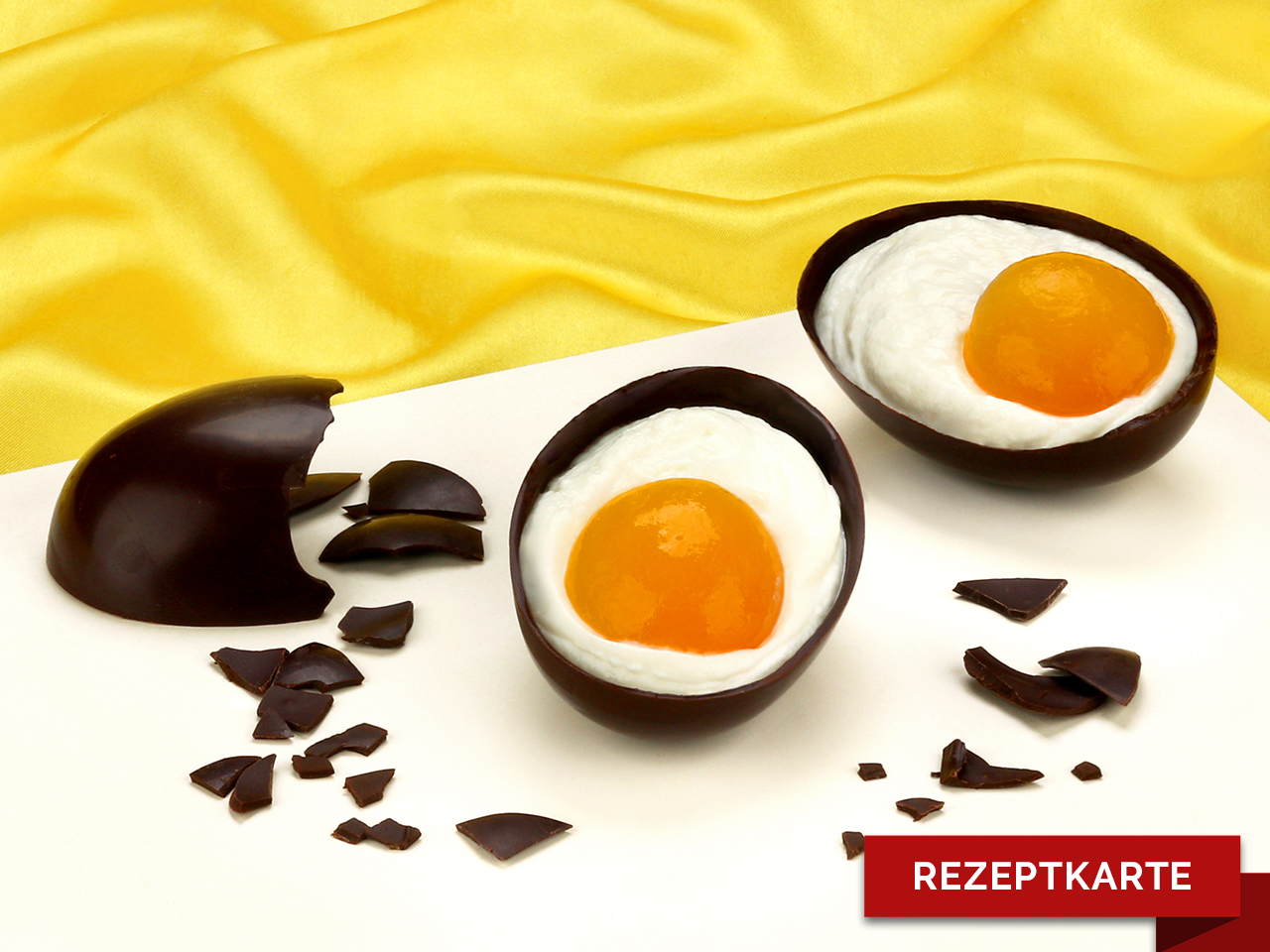 falsches spiegelei dessert rezeptkarte