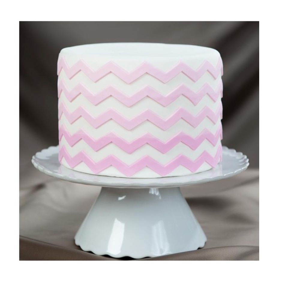 marvelous molds fondant mould chevron pattern
