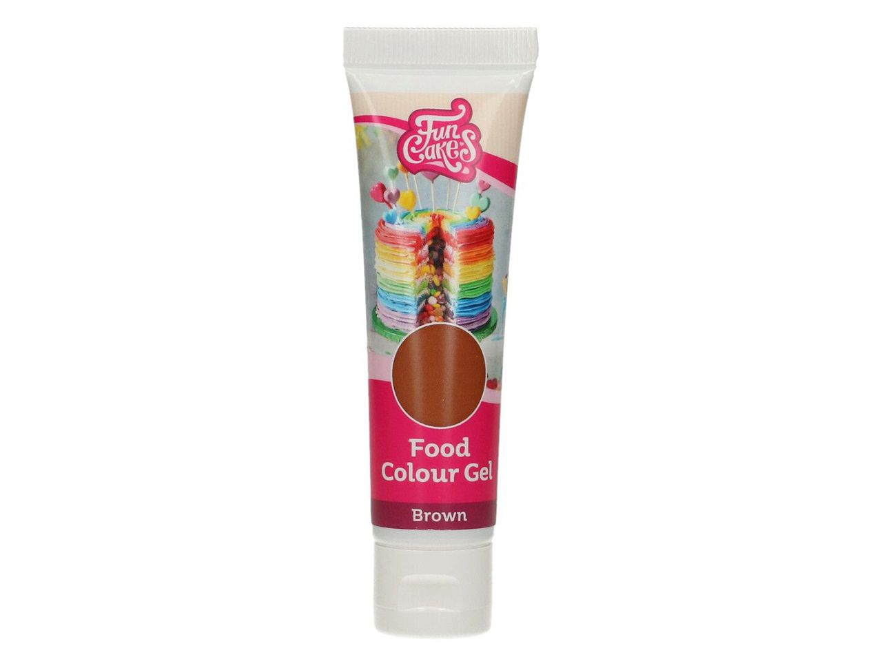 funcakes gelfarbe braun 30g
