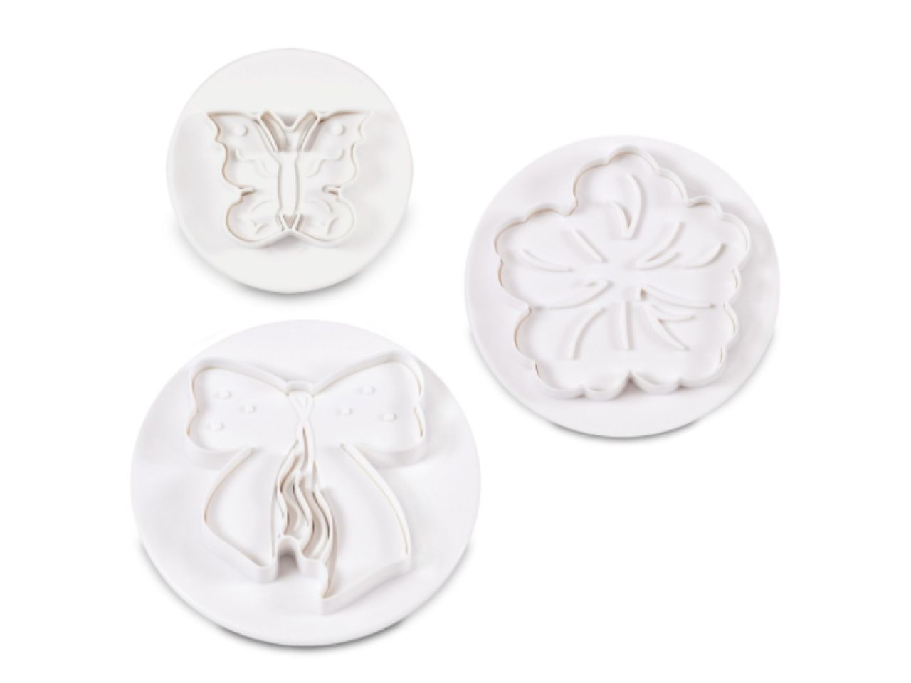 fondant plunger cutter set summer 3 pieces 3 6cm