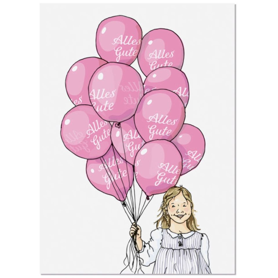 balloon postcard