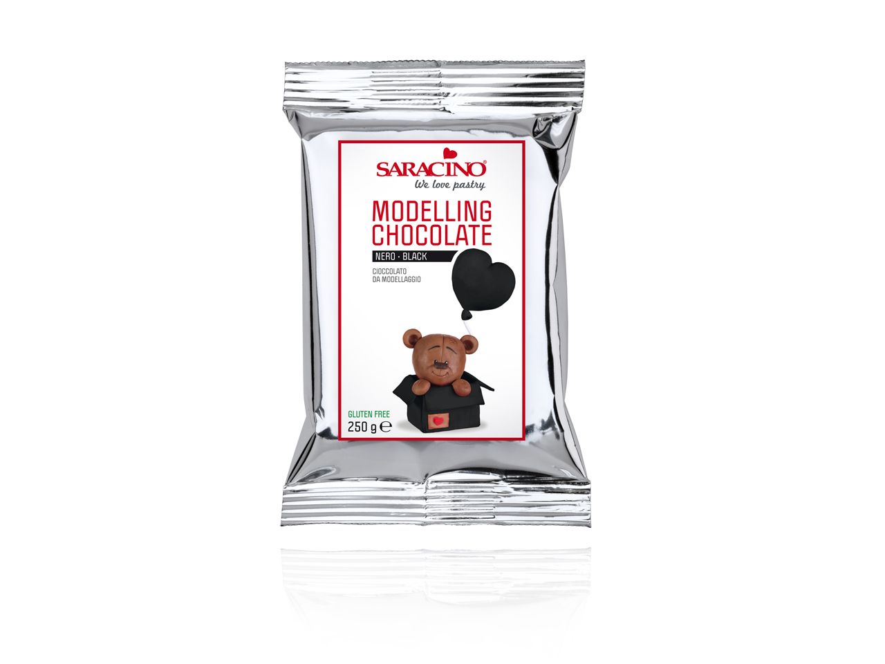 saracino modellier schokolade schwarz 250g