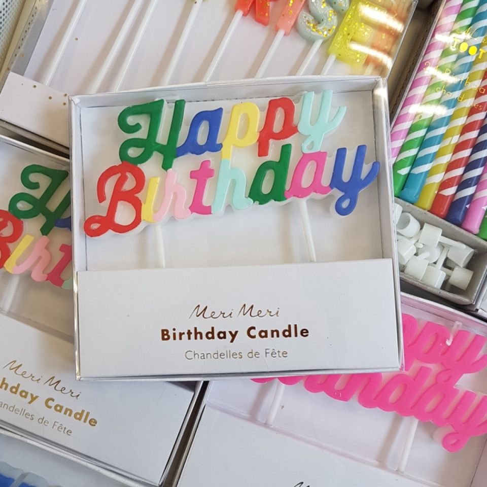 meri meri geburtstagskerzen happy birthday bunt 11 cm