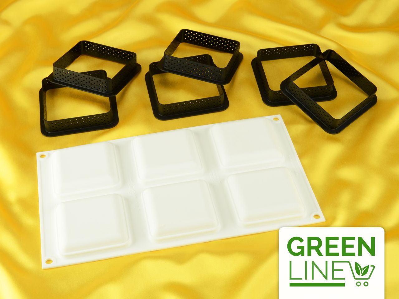 silicone mould kit tarte ring square