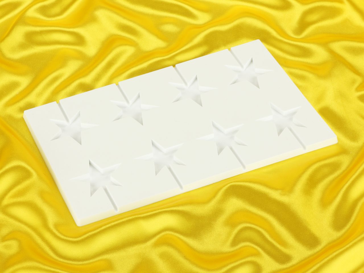 flex mould lolli large star