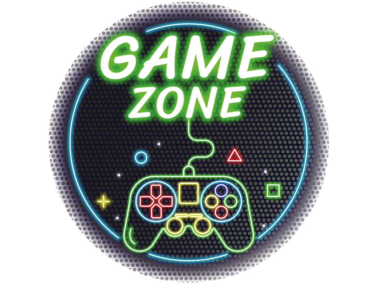 tortenaufleger game zone rund 20cm