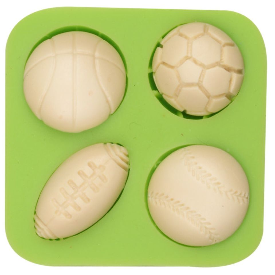 fondant mould balls made of silicone 6 cm