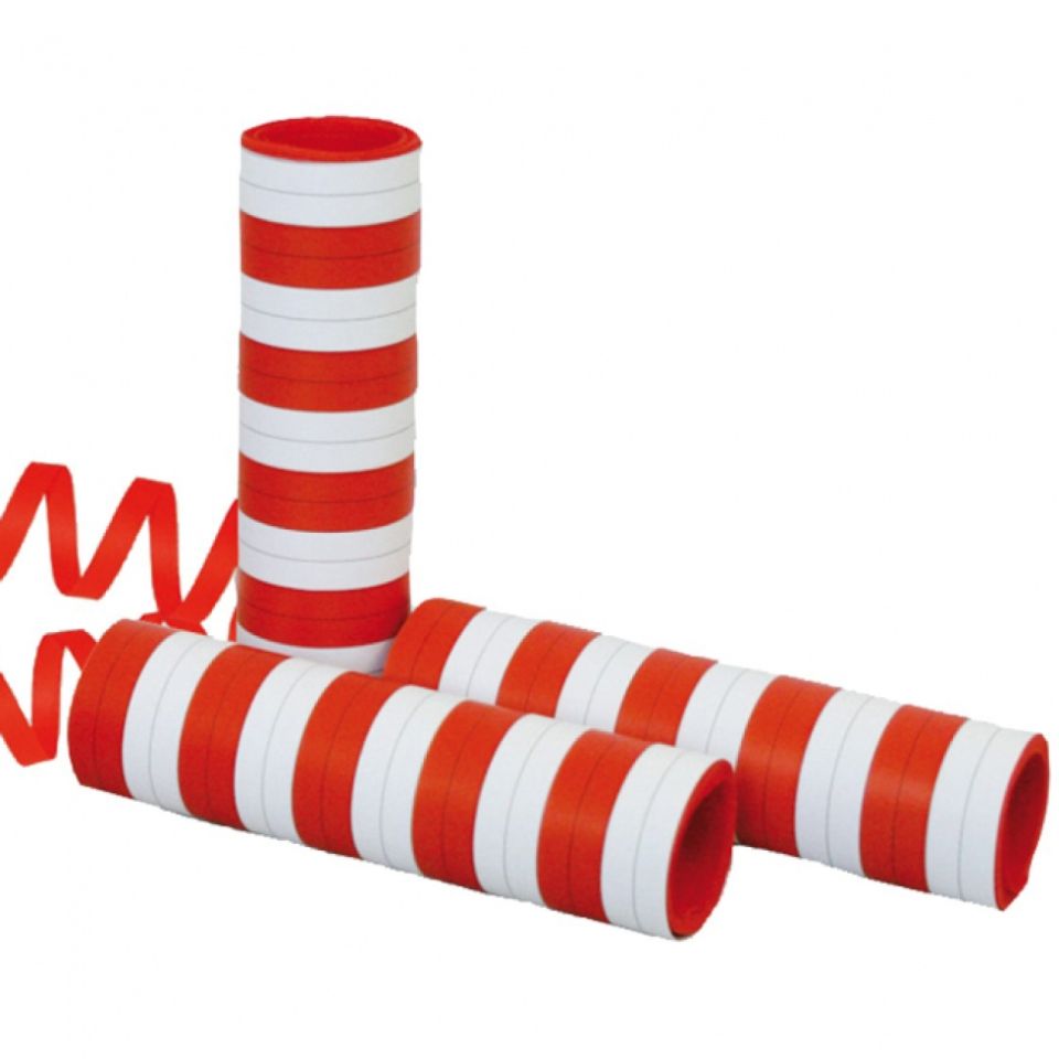 luftschlangen set rot weiss karneval 20x4 m