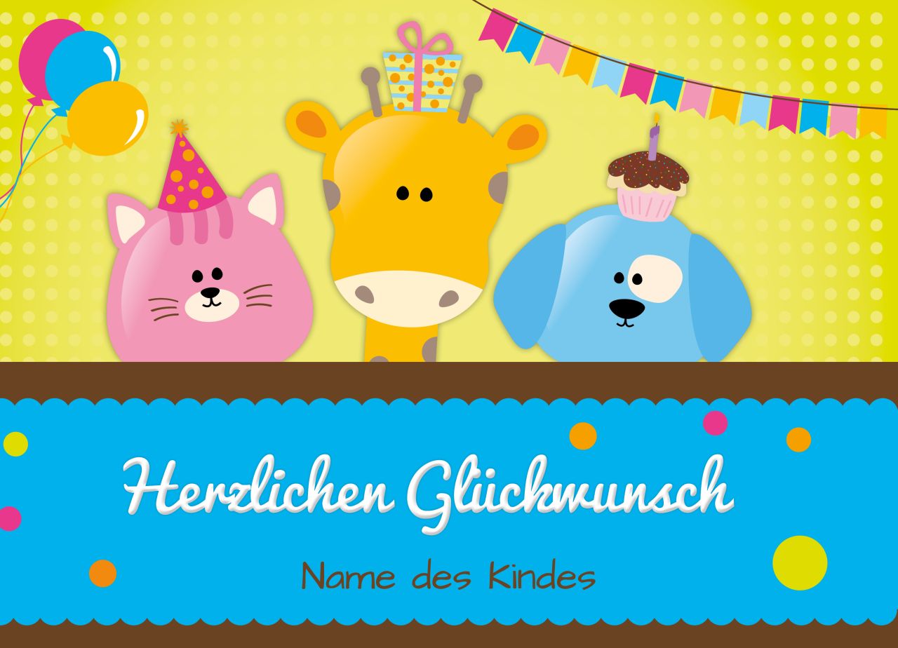 tortenaufleger kinder geburtstag 20x30cm