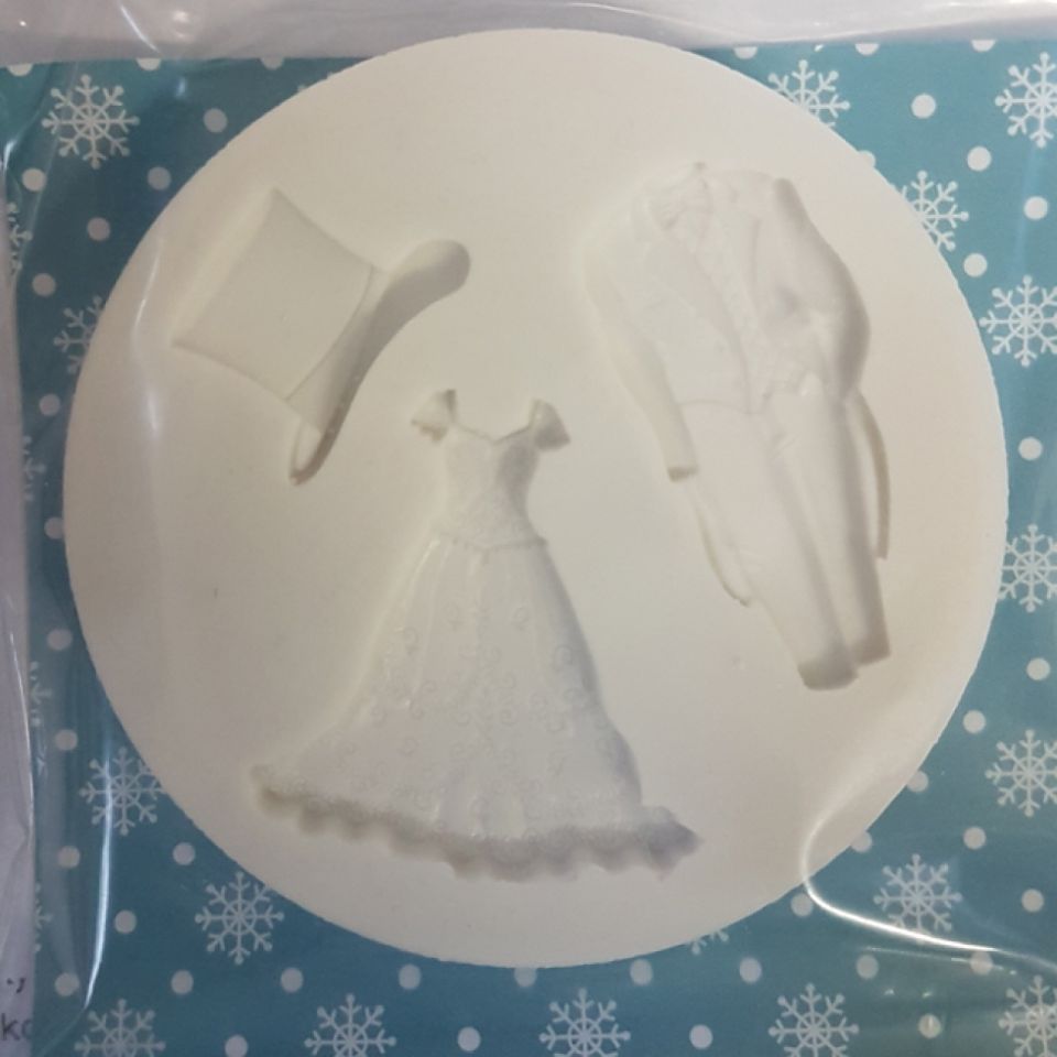 fondant mould wedding