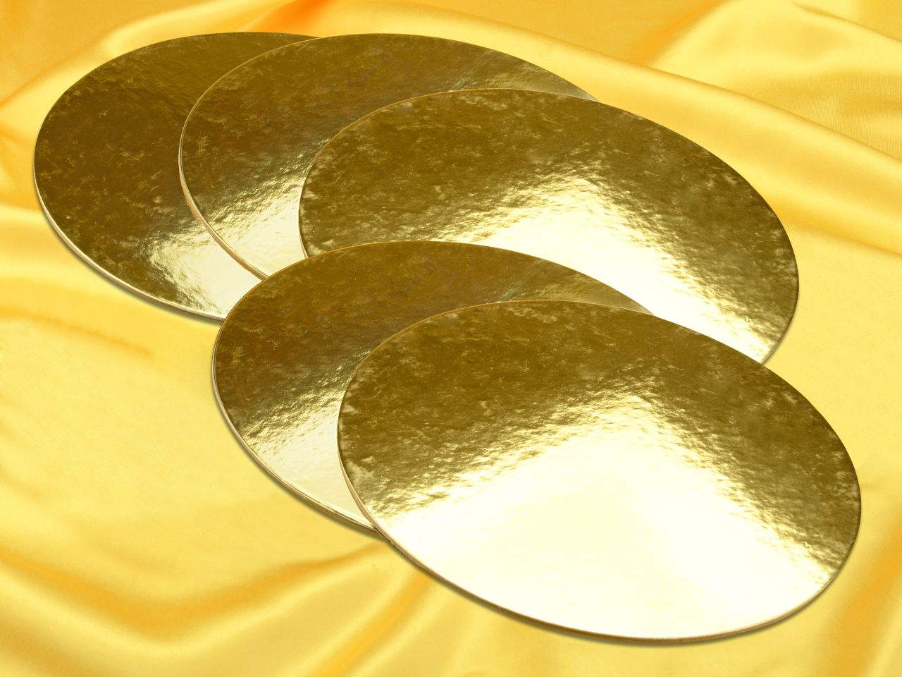 golden plate 28cm gold glaenzend 5 stueck