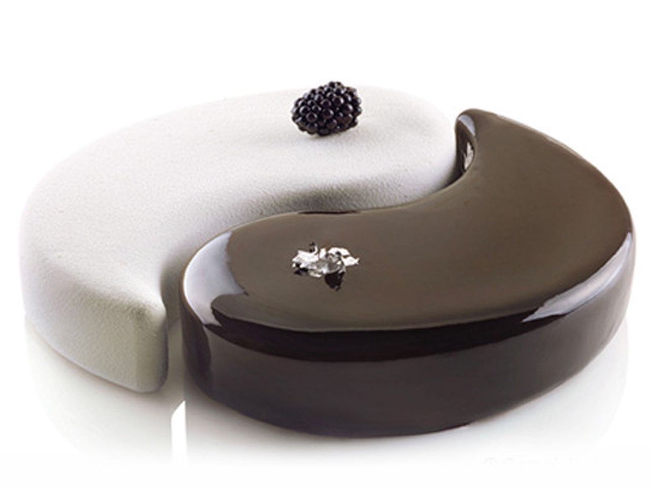 silicone mould yin yang 2500