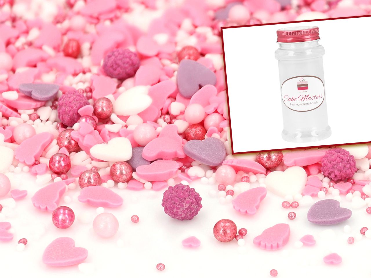 sprinkles baby love pink 80g mit vorratsdose